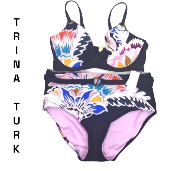 Trina Turk Other - 🎉HP🥳NWT $200 Trina Turk Seychelles Two Piece Plus 22w